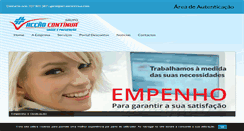 Desktop Screenshot of accaocontinua.com